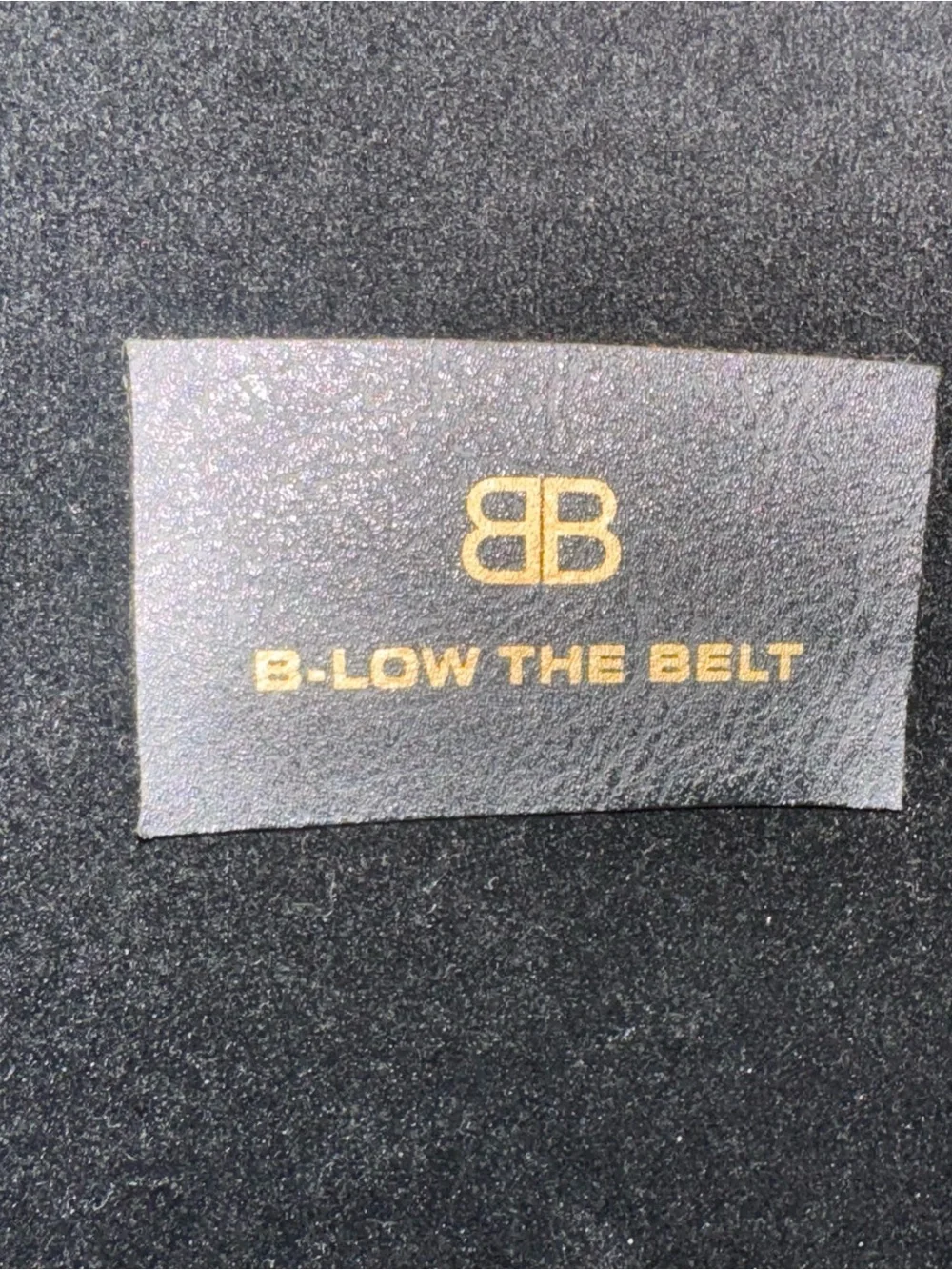 B - Low The Belt Black Tassel Tote Bag